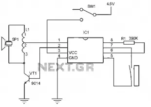 Menci alarm produced schematic circuit diagram