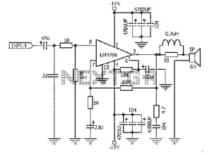 Making a LM4766 dual 40W amplifier circuit