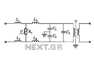 Isolation transformer and low-pass filter wiring