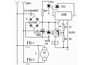 LES production with automatic hand controller circuit