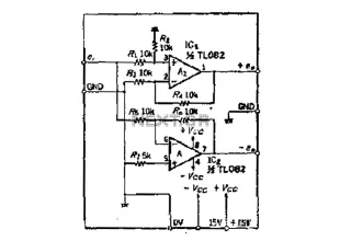 2 small magnification difference between the balanced output circuit