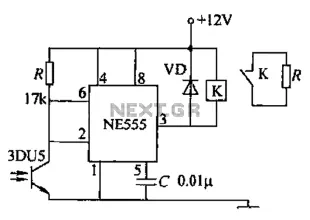 Infrared remote control relay circuit b