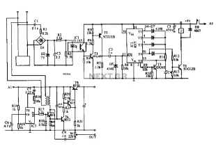 Automatic recording telephone interface circuit