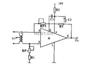 GF2A op amp audio amplifier circuit diagram