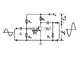 Common emitter amplifier works a