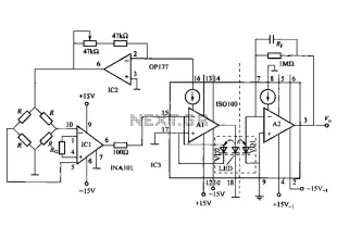 ISO100 sensing signal isolation amplifier