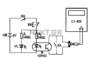 Electronic counter with automatic counting interface circuit a