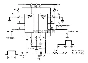 It used to delay the monostable multivibrator circuit diagram of a continuous sequence
