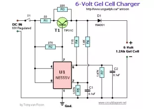 6V Gel Cell Battery Charger