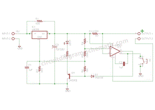 Automatic battery charger circuit using lm301-2