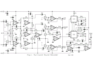 Surround Sound Decoder circuit diagram