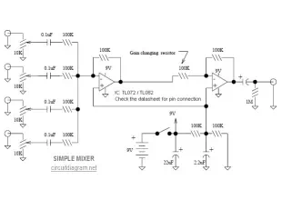 simple mixer schematic