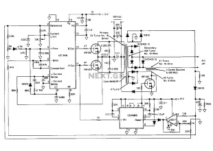 Arc-jet-power-supply-and-starting-circuit
