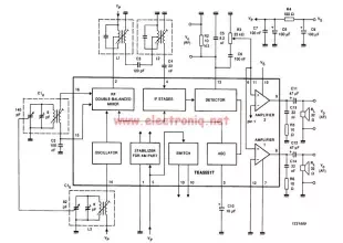tea5551t am radio receiver circuit design electronic project