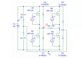 Converter for producing a fixed AC from variable AC