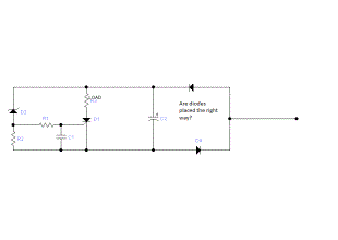 transformer Single pole AC to DC conversion circuit