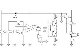 Undervoltage lockout for small-power MOSFET gate driver
