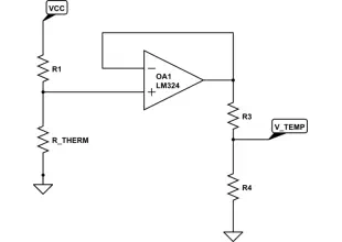 resistance Replicate thermistor behavior for second sensor