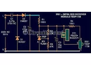 circuit diagram of remote control tester