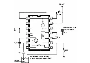 electronic liquid detector circuit