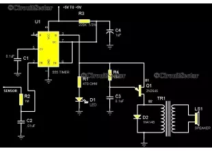 Touch Plate Circuit With High Sensitivity PCB