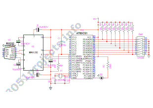 basic circuit diagram for pc to microcontroller communication