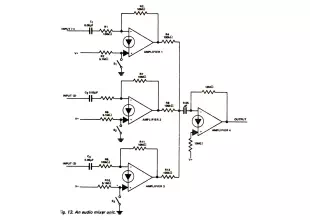 Simple Audio Mixer Circuits