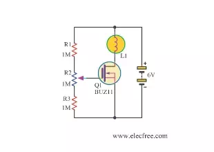 Linear Light Dimmer by Power Mosfet