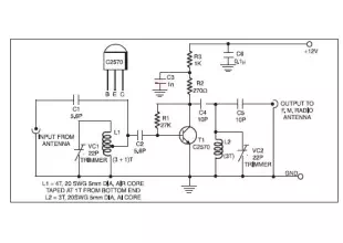 FM Booster Circuit PCB