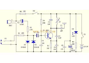 88-108mhz FM transmitter circuit production PCB