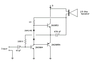 improved 3 transistor audio amp