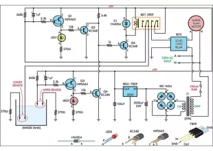 Automatic Water Tank Filler  Circuit
