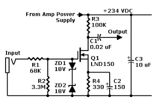 FET Preamp with LND150