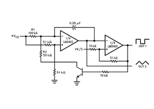 BiQuad Filter Circuit Diagram using LM3403 Quad Op Amp