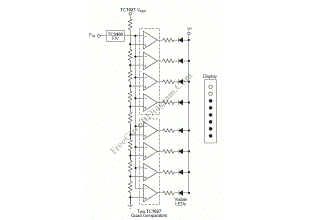 F/V Converter for Tachometer Bar Graph Display