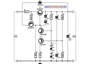 High-Voltage Regulator With Short Circuit Protection