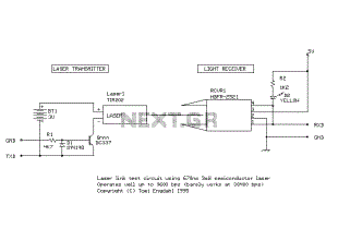 Laser Data Link schematic
