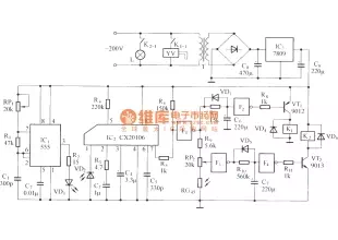 Infrared automatic faucet circuit diagram