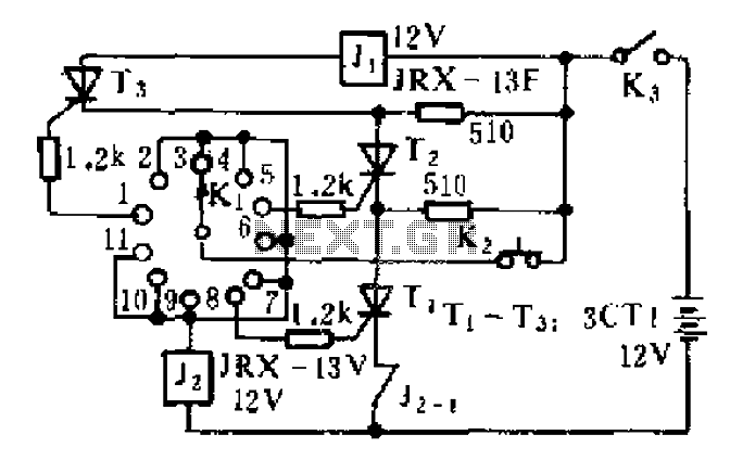 door lock circuit Security Circuits Nextgr Circuit Diagram
