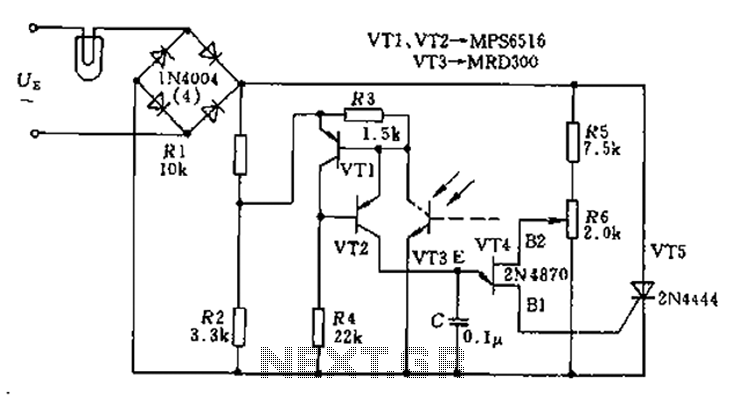 Thyristor AC automatic voltage regulator circuit diagram ...