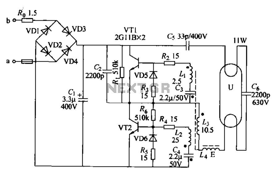 Energy-saving lamp circuit under Other Circuits -60492 ...