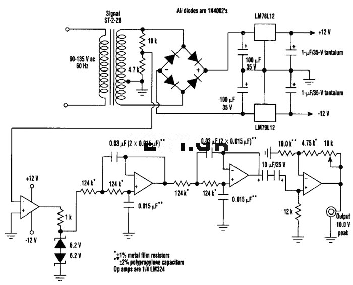 sine wave oscillator circuit : Oscillator Circuits :: Next.gr