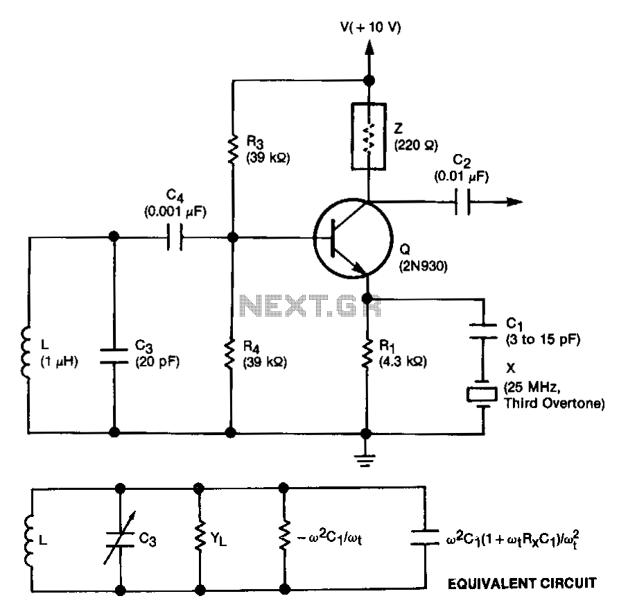 crystal oscillator circuit : Oscillator Circuits :: Next.gr
