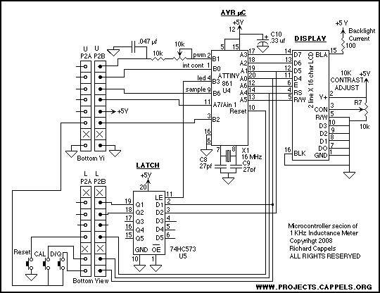 inductance meter circuit. 1 Khz Inductance Meter
