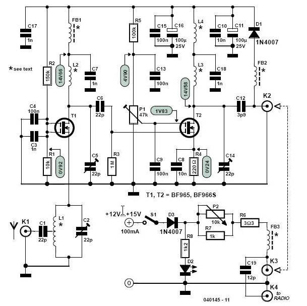 Wifi Signal Receiver Circuit Diagram