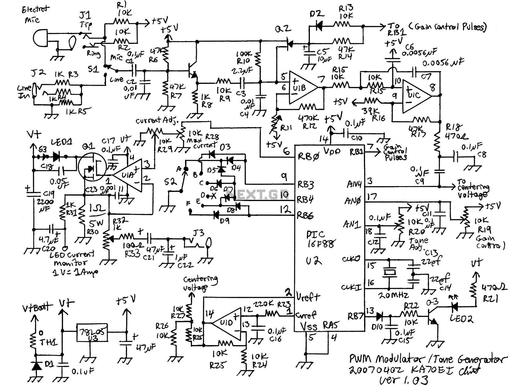 LED pulse width modulator under Repository-circuits -29989 ...