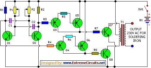 100W Inverter Circuit Schematic circuit diagram and instructions | schematic circuit diagram of inverter  
