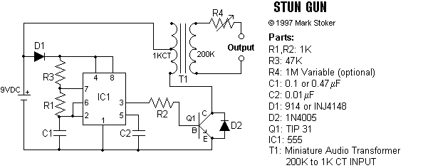stun gun schematics under Repository-circuits -32281 ...