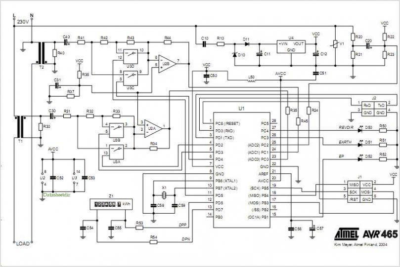 U0026gt  Circuits  U0026gt  Single Phase Energy Meter Circuit Diagram