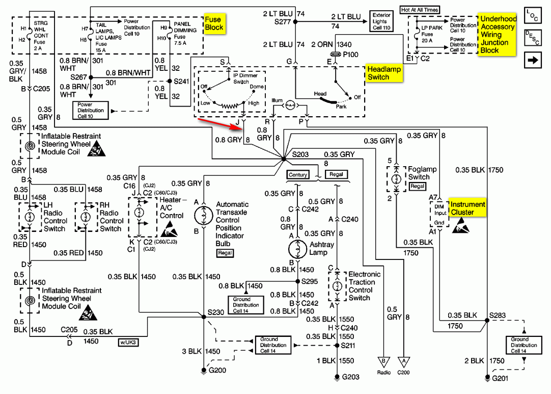 1999 Buick Regal under Repository-circuits -46152- : Next.gr Circuit Wiring Diagram Next.gr